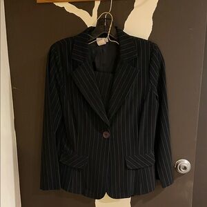 Pinstripe Pantsuit